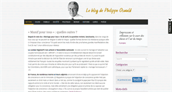 Desktop Screenshot of leblogdephilippeoswald.fr